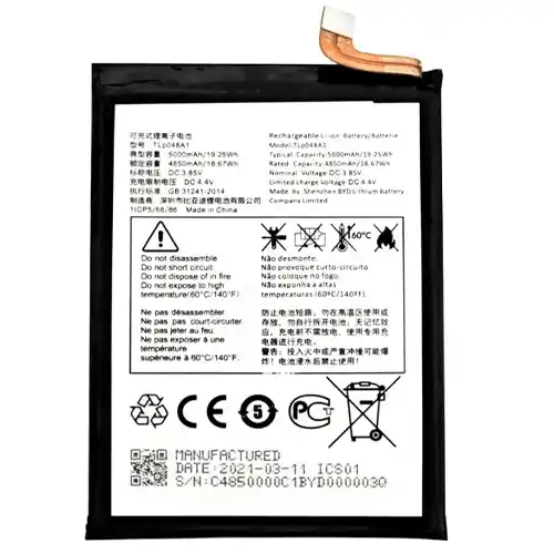 Primary image of TCL 5061 T20SE TLP048A1/TLP048A7 BATTERY - Quality Phone Parts in Sri Lanka
